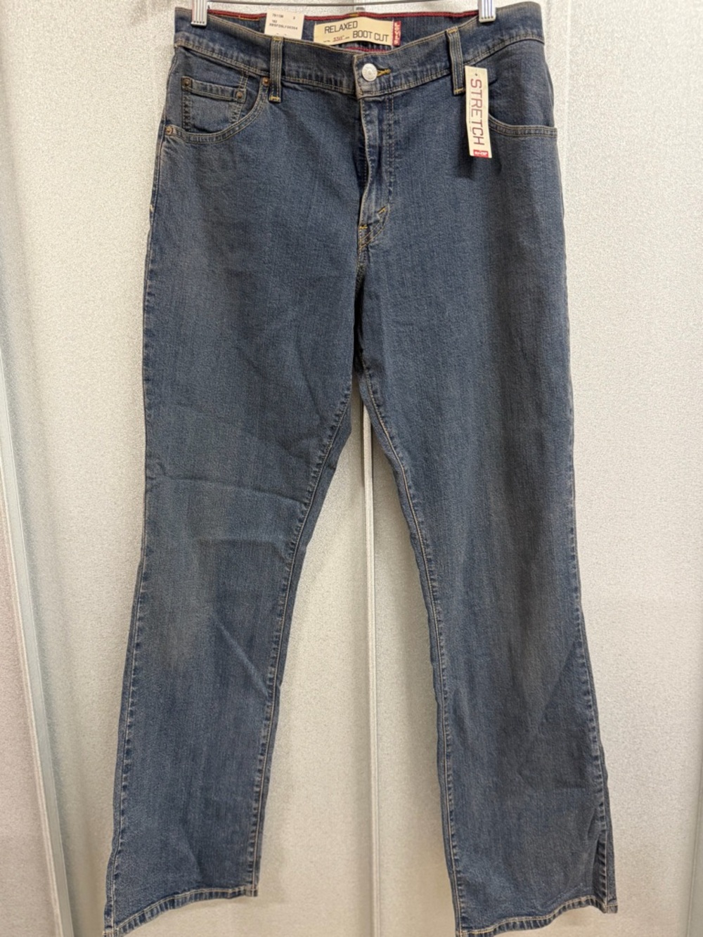 Levi’s 550 Relaxed Boot Cut Jeans NWT Stretch 12 Long Y2K